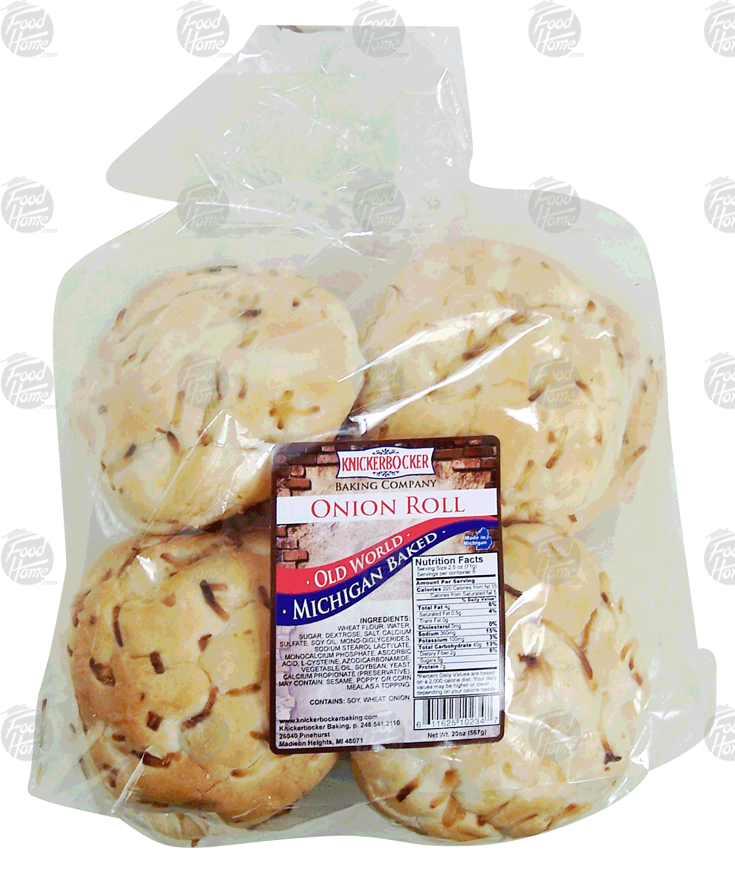 Knickerbocker Old World onion roll/buns, 8-count Full-Size Picture